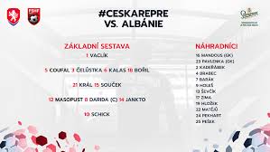 Jump to navigation jump to search. Czechia Vs Albania Vaclik Kalas Soucek And Schick Will Start From The Beginning Representation