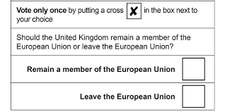 Image result for 2016 UK  EU referendum