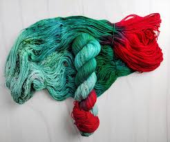 Hand Dyed Yarn Variegated