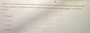 Based On Information Presented In The Chapter 6 Chegg Com