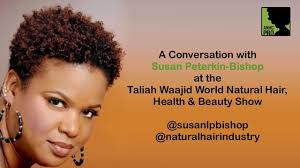 Susan Peterkin-Bishop at the World Natural Hair Show