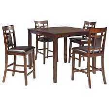 Browse our range of dining tables and chairs sets, and find ideas and inspiration for your home. Signature Design By Ashley Bennox D384 223 Contemporary 5 Piece Dining Room Counter Table Set Furniture And Appliancemart Pub Table And Stool Sets