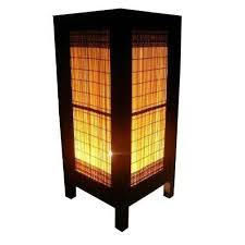 Hey I Found This Really Awesome Etsy Listing At Https Www Etsy Com Listing 175706857 Asian Japanese Oriental Asian Table Lamps Bamboo Light Paper Lampshade