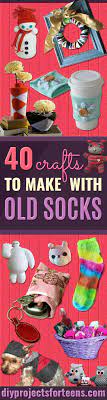 40 Creative Crafts To Make With Old Socks Fun Crafts Cool Diy Projects Creative Crafts