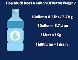 Fluid ounces (fl oz) is a unit of volume used in standard system. How Much Does A Gallon Of Water Weigh
