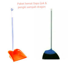 Sapu sampah is on facebook. Paket Murah Sapu Ijuk Sapu Lantai Pengki Serokan Sampah Merk Dragon Lazada Indonesia