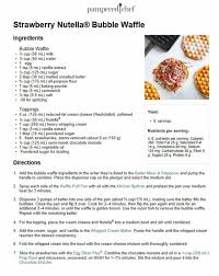 Pin By Sarah Dysart On Pampered Chef Bubble Waffle Pampered Chef Recipes Waffle Ingredients