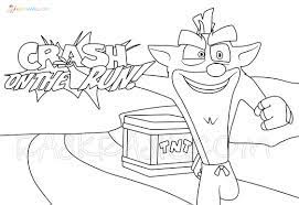 This article created on the july 3, 2021, by alisha legerstee. Crash Bandicoot Coloring Pages 100 Best Pictures Free Printable