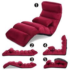 If you want furniture nearby that's easy to. Costway Folding Lazy Sofa Chair Stylish Sofa Couch Bed Lounge Chair W Pillow Burgundy Walmart Canada