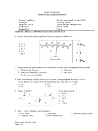 Perencanaan panel hubung bagi listrik 5. Soal Dan Kunci Jawaban Evaluasi Titl