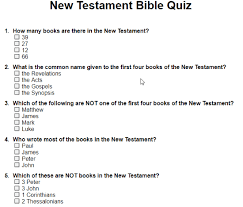 Ready to test your bible knowledge? Bible Quiz Pdf