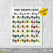 printable how big is baby sign printable baby growth chart week by week baby comparison to fruit baby size sign baby size chart baby bump