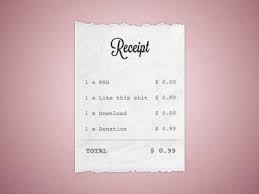 Receipt Graphic Design Freebies Design Freebie Photoshop Freebies