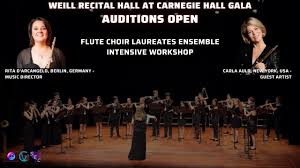 Flute Choir at Carnegie Gala June 29-July 1, 2024