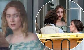 We'll keep a lookout and see how the movie captures audiences into award season. Saoirse Ronan Gets Into Character During Heated Scene With Kate Winslet On The Set Of Ammonite Daily Mail Online