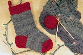 A Free Christmas Stocking Knitting Pattern