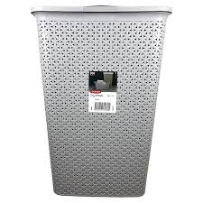 My Style Grey Laundry Hamper Home George At Asda Zero jet lag 90l extra large laundry basket hamper on wheels clear window tall laundry hamper handles collapsible dirty clothes hamper organizer.