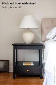 Target hack: high-end black and brass nightstand / Create / Enjoy