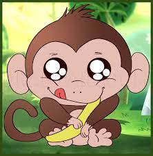 A monkey is a primate of the haplorrhini suborder and simian infraorder, either an old world monkey or a new world monkey, but excluding apes and humans. How To Draw A Baby Monkey Step By Step Drawing Guide By Dawn Dragoart Com