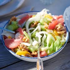 Fenchel Sellerie Salat Mit Grapefruitdressing Gesunde Rezepte Ww Schweiz Recept Selderijsalade Venkel Gezonde Recepten