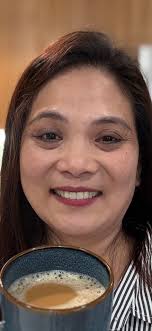 Having morning coffee