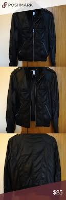 Xhilaration Faux Leather Jacket Black Size Small Leather Jacket Faux Leather Jackets Black Faux Leather Jacket