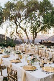 Gold Vineyard Wedding Table Decor Table Arrangements Wedding Wedding Table Settings Wedding Table