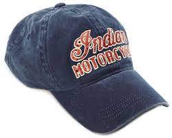 Lucky Brand Blue Indian Motorcycle Baseball Cap Indian Motorcycle Motorcycle Clothing Men Motorcycle Outfit