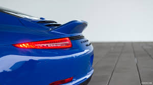 2016 Porsche 911 Carrera Gts Club Coupe Club Blau Spoiler Hd Wallpaper 6