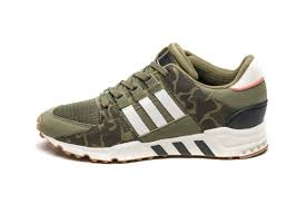 Adidas Dresses The Eqt Support Rf In Olive Camo Sneakers Sneaker Magazine Adidas Dress