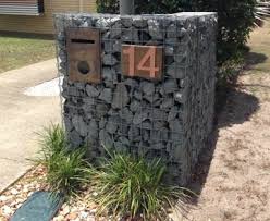 A range of finishes and the ability to have your. Gabion Letter Box Gabion1 Australia