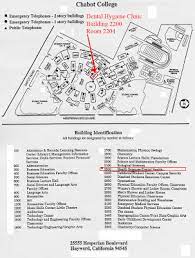 Chabot College Campus Map Chabot College Dental Hygiene Program: Chabot Campus Map