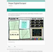 1.1 google digital unlocked module 4 check your knowledge answers; Finding Slope Digital Math Escape Room By Scaffolded Math And Science