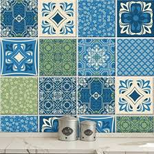 Patchwork Lissabon Blaugruen Fliesenaufkleber Set In 2020 Fliesenaufkleber Fliesen Und Aufkleber