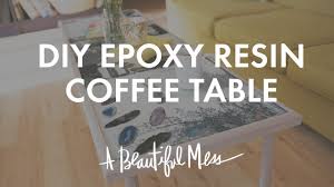 Search for resin coffee table. Diy Epoxy Resin Coffee Table A Beautiful Mess