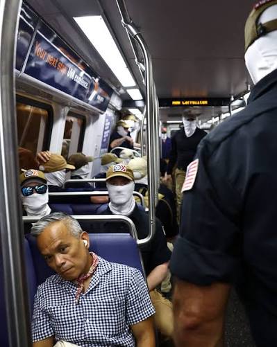 Over the weekend, Roswell Encina became part of a national news story after  he was photographed riding a D.C. Metro train surrounded by masked members  of the white-nationalist group Patriot Front on