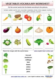 Vegetables Vocabulary Activity Worksheet In 2020 English Vocabulary Vocabulary Vocabulary Activities