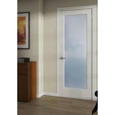 People think they have to spend an enormous amount of money to have their windows look nice. American Building Supply 30 In X 80 In White Flush Frosted Glass Primed Wood Slab Door Lowes Com In 2021 Doors Interior Glass Doors Interior Prehung Interior Doors