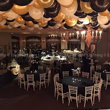 Black And White Theme For Debut Blog Elegant Event Lighting Chicago Prom Decor Masquerade Party 60th Birthday Party