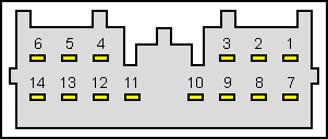 All wiring diagrams for mitsubishi eclipse gs 2006 cars. Mitsubishi Eclipse 2006 2008 Head Unit Pinout Diagram Pinoutguide Com