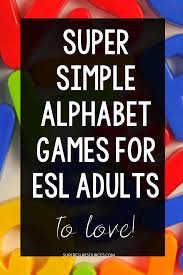 Some games are timeless for a reason. Pin On Alphabet Activities For Esl Adults