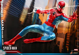 Hot Toys 1 6th Scale Spider Man Spider Armor Mk Iv Suit In 2020 Spiderman Hot Toys Suit Of Armor