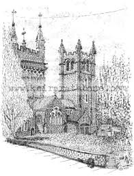 The Art Of Keira Rathbone Commission Of Wimborne Minster Church Dorset Typewriter Art Ascii Art Art