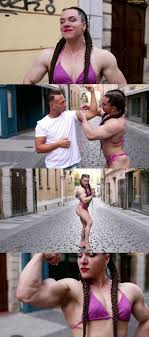 Mixed wrestling fighting woman vs man - Page 183