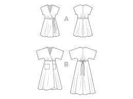 Check spelling or type a new query. Elodie Wrap Dress Closet Core Patterns Papierschnittmuster Shop 1000stoff