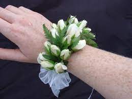 Florist shop located just outside baltimore, md. White Rose Bud Wristlet Wrist Corsage Wrist Corsage Wedding Mini Roses