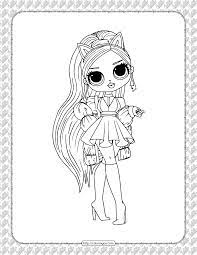 Das kind wird spaß haben, wenn sie malvorlagen von elsa und anna herunterladen oder ausdrucken. Printable Lol Surprise Shorty Kitty Coloring Pages Artofit
