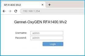 Penggantian password wifi secara berkala diperlukan untuk meningkatkan keamanan wifi. 192 168 1 254 Gennet Oxygen Rfa1400 Wv2 Router Login And Password