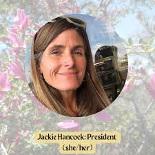 Welcome to our new president, Jackie Hancock! Jackie has served