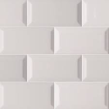 Available sizes 6 x 7 hexagon smooth 6 x 7 hexagon high 6 x 7 hexagon 3d 5 x 6 wedge 3d 4 x 9. Gray Glossy Subway Tile Beveled 3x6 Backsplash Tile Wall Tile